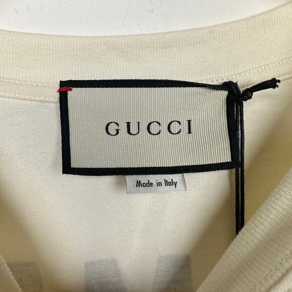NWT Gucci Manifesto Oversized T-Shirt in White Size L - Picture 8 of 16
